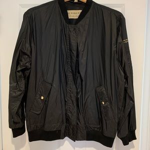 BURBERRY packable rain jacket